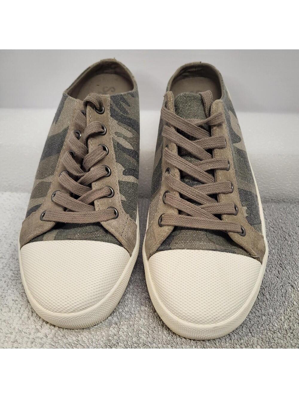 Splendid Adel canvas sneaker mules in a camouflage print women's 7.5M